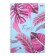 A4 notebook, 96 sheets in a cage on the crest "Tropical Leaves", covered Cardboard, OFSET block, mix