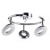 CIAMBELLA 3X4W LED Chrome 26x26x18 cm
