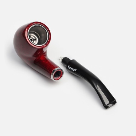 Kommer's smoking pipe "Commander", classic, 13.5 cm-3