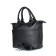 Female bag, artificial leather, 385x220x140 cm, black