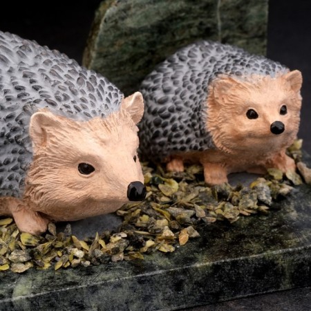 Souvenir "Hedgehog", 10x15x6 cm, coil, gypsum-6