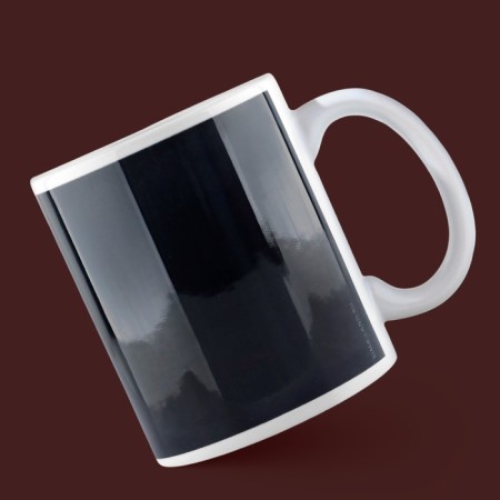 Ceramic “Real Man” mug Aleskandr, 320 ml, black color-2