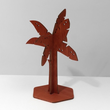 Palma jewelry stand, 14.5 × 14.5 × 19 cm, plywood, polymer color-2