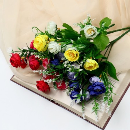 Букет "Купальница" 26 см, микс-3