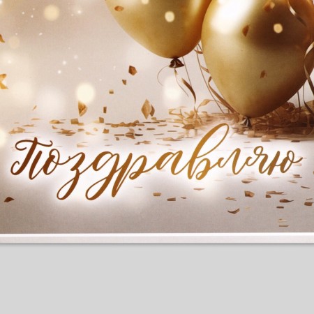 Gift laminated gift "Congratulations", 13 x 23 x 7 cm-1