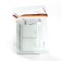 2-seater s/s outlet with a lid, Stekker series Erna, PST16-9015-01, White