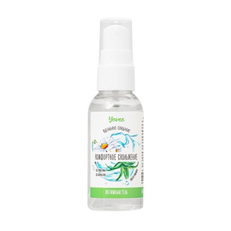 Moisturizing Yovee gel “comfortable sliding” with d-panthenol, aloe and chamomile, 50 ml-1