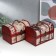 Casket Wood Equrated "Flowers and Cities" MICS chest 15x22x15.5 cm