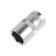 Head -sided tundra head, under a square 1/2, 16 mm, CRV