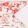 Glossy packaging paper "Christmas garland", 70 x 100 cm, 1 sheet