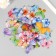 PVC stickers "Butterflies and watercolor" set 40 pcs 8x7 cm