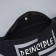 Board waist, textile Principe, 35 x 12 x 5 cm, reflector. stripes, lightning departure, black