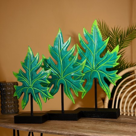 Interior decor "Leaves" Albezia (set 3 pcs) 55.50 and 40 cm