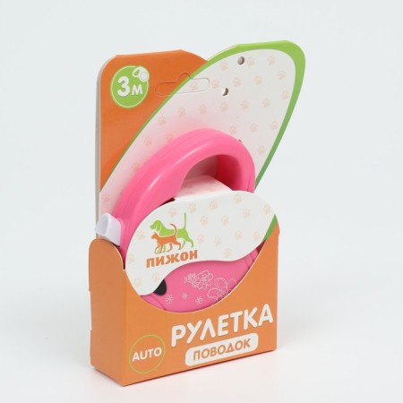 Roulette "Flowers", 3 m, up to 10 kg, pink-4