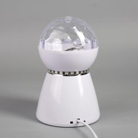 Light device "Ball on the stand" 10 cm, speaker, glow RGB, 220 V-3