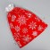 Bag gift plush “joy inside”, snowflakes, embossing, 30 x 40 cm +/- 1.5 cm, New Year