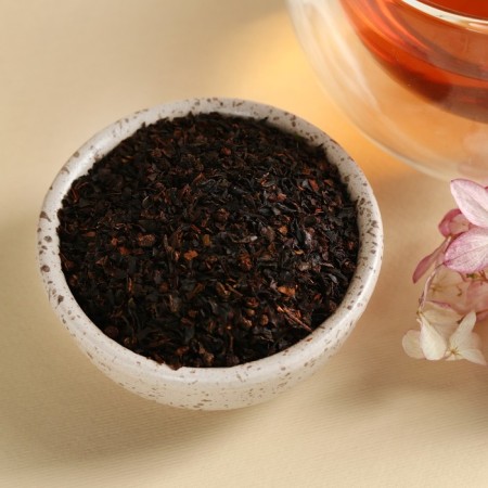 Set "Dream": Black tea with the taste of forest berries 100 g, French press-1