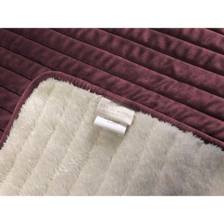 Liberty blanket, size 160x220 cm, burgundy color-3