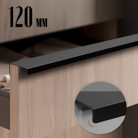 Pen Cappio RT001BL, l = 120 mm, m/o 96 mm, black color, 4 pcs.