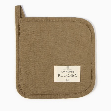ECO Ethel Truste, col. Olive, 19x19 cm, 70% HL, 30% lenons, gut 250 g/m2-1