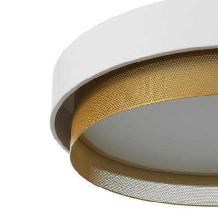 Luer with PDU "Rego" LED 120W 3000-6000k White-gold 50x50x10 cm Bayerlux-6