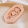 Mold for a candle "six" 3.7x8.5x1 cm