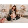 Gift set: Soft toy "Bear" + Holder for a dummy, pink