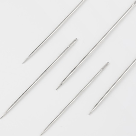 Embroidery needles “Assorted”, D = 0.85 / 1.05 / 1.25 mm, 4 - 6 cm, 25 pcs-1