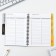 Planing with dividers "Project", soft cover, A5 format, 50 sheets
