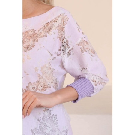 Female jumper, size 46, lilac color-4