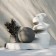 Pillow Decorative Ethel "Shar" d = 30. Tsv. Dark-gray
