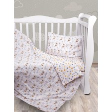Комплект в кроватку детский Amarobaby Baby Boom, размер 75x125 см, 112x147 см, 40x60 см