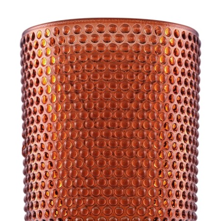 A glass for dental brushes, 8x8x10 cm, color orange color-6