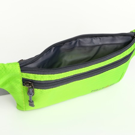 Board belt on lightning, 2 external pockets, green color-4