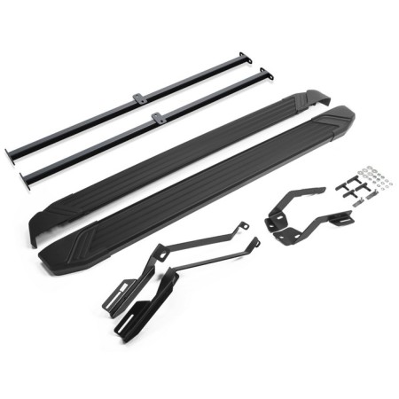 Silver threshold Mitsubishi L200, with fasteners, F193al-1