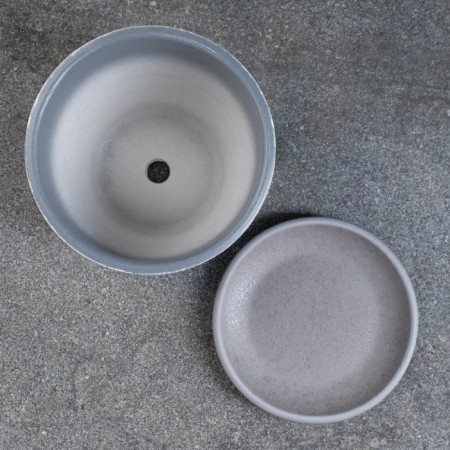 Flower Pot "Metro" Gray Beton, 1.31 liters-2