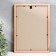 Photo frame pine С20 red 21x30 cm (plastic screen)