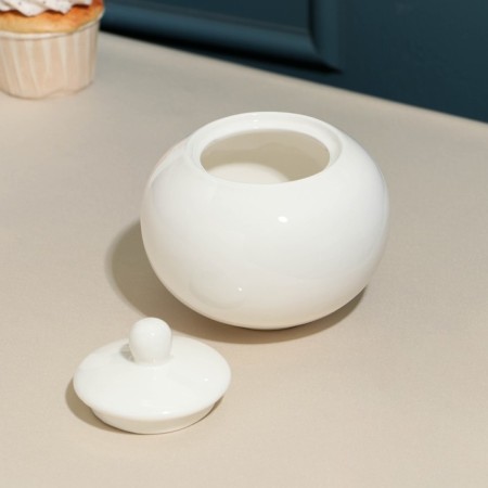 Porcelain sugar tower Barista, 450 ml, white-1