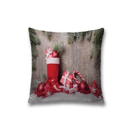 Decorative pillowcase "New Year's gifts", on a zipper, size 45x45 cm