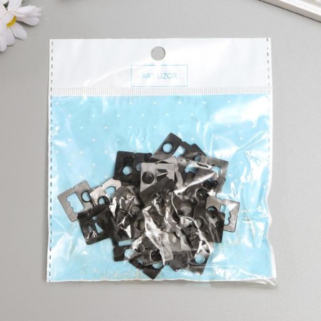 Suspension stocking for photo frames metal black 2.1x1.9 cm-3