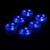 Waterproof lamp minimal mini, 3 x 1.9 cm, 6 pcs, from CR2032 (in the set), remote control, rgb, IP68