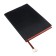 Organizer, A5, 116 sheets, cage, leatherette cover, brown cut, black