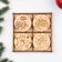 Set for creativity New Year's "Circles with engraving", 12 pcs