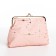 Cosmetic bag on the farmar, pink color