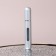 Perfume atomizer, with a spray, 10 ml, silver color