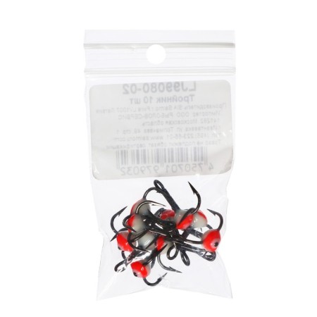 Lucky John bait hook for lures with a drop of color, No. 8/02