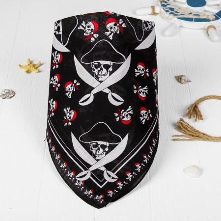 Bandana "Pirate in the hat", skull