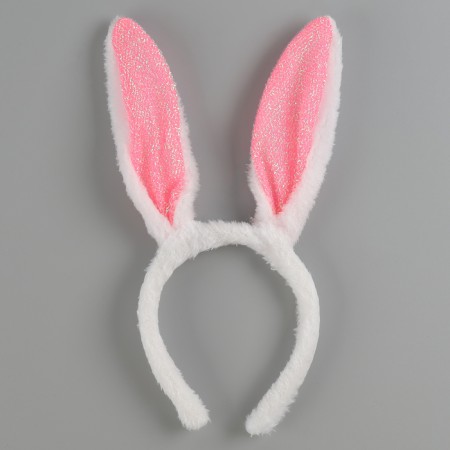 Carnival rim of ears Bunny, pink color