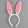 Carnival rim of ears Bunny, pink color