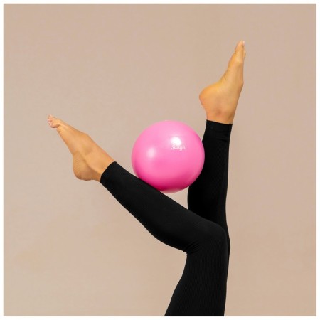 Yoga ball, 25 cm, 100 g, pink color-6